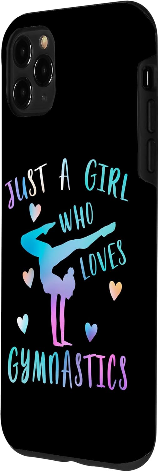 Funda para iPhone 11 Pro Max Cool Gymnastic Sport Lover Art para mujeres y niñas