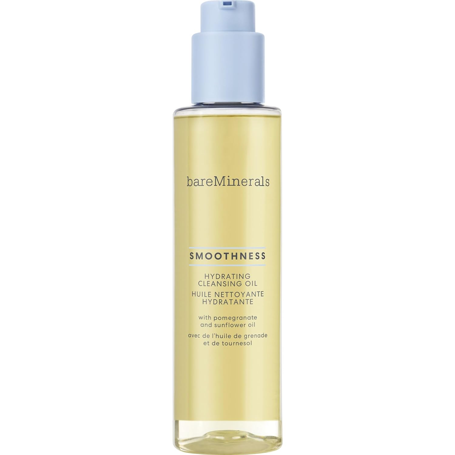 bareMinerals Limpiador de aceite hidratante suave, aceite limpiador suave para la cara, removedor de maquillaje impermeable, no comedogénico, vegano
