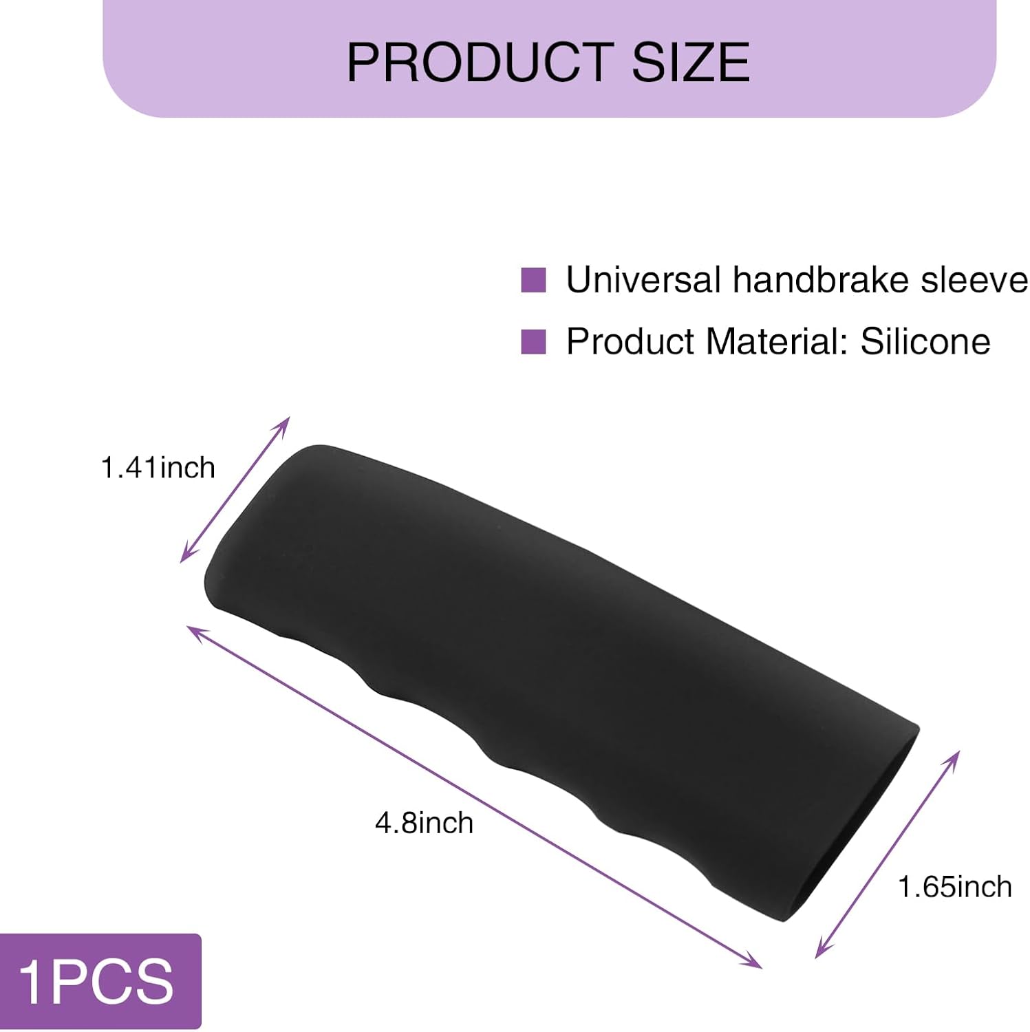 Fogfar Paquete de 1 funda protectora para freno de mano para arranque, funda de silicona para mango de automóvil, protector de mango de agarre de