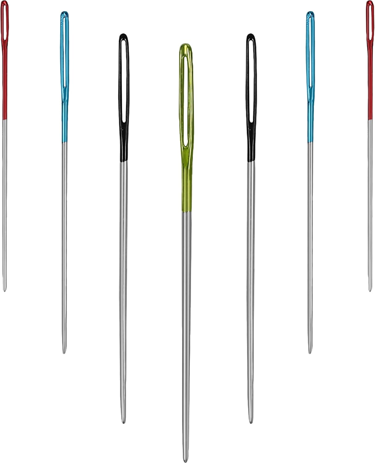 SINGER Agujas de tapiz en esfera compactas, agujas de coser de varios tamaños, tamaños 22, 24, 26, 28, juego de 24