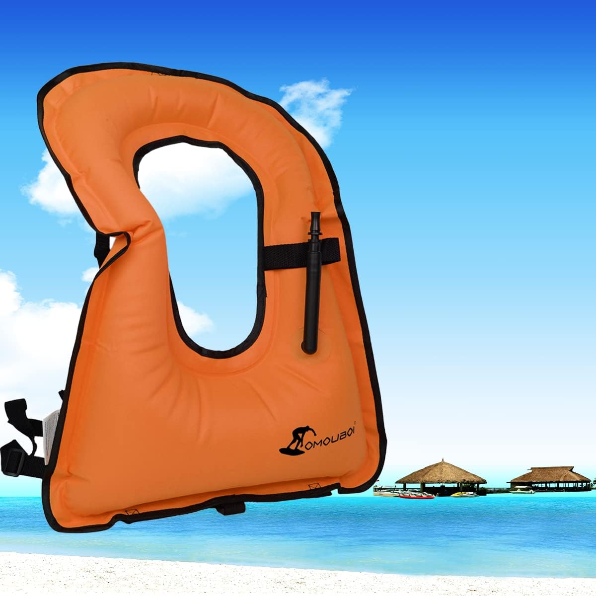 Chaleco de esnórquel para adultos, chaleco de natación inflable para mujereshombres, chalecos de natación para kayak, remo, pesca, surf, esnórquel,