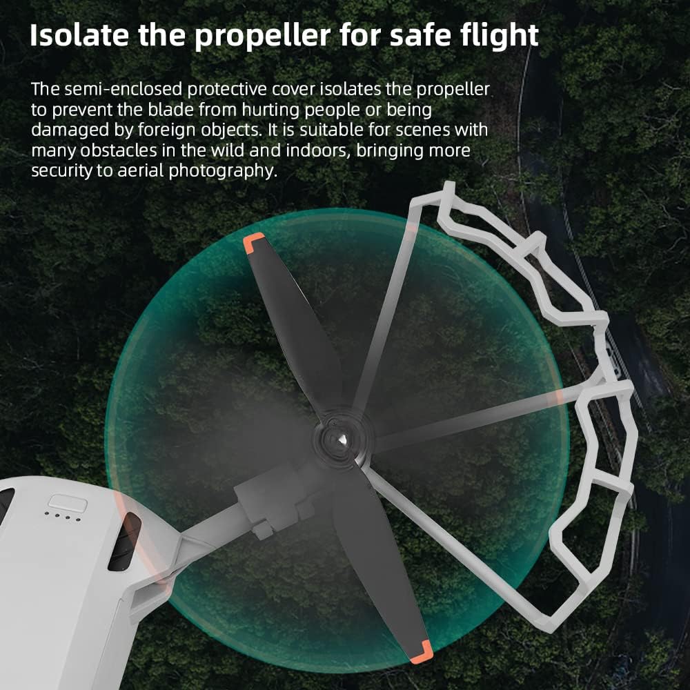 WANSUPYIN Protector de hélice RC 2023 Anillo de protección de hoja semi-cerrado Protector anticolisión Accesorios para drones DJI Mini 3 Pro