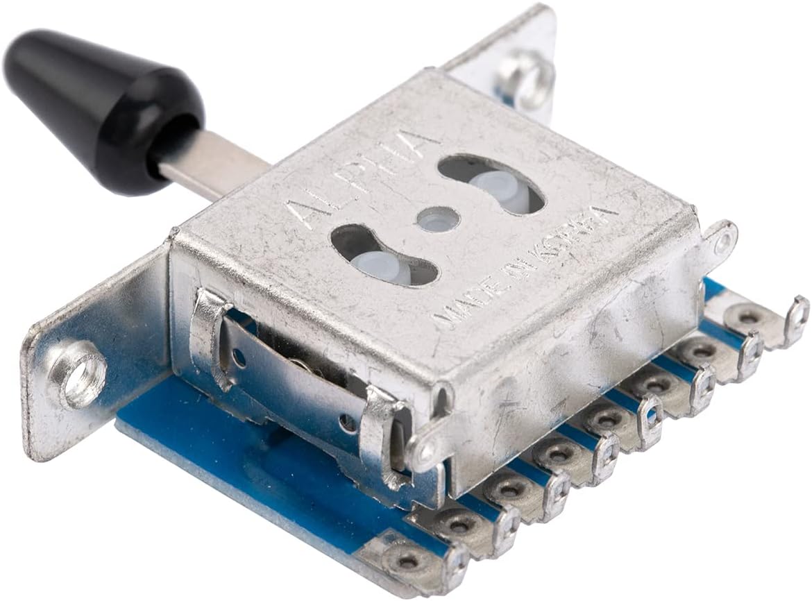 Interruptor de palanca selector Alpha de 3 vías para guitarra eléctrica estilo Tele de importación
