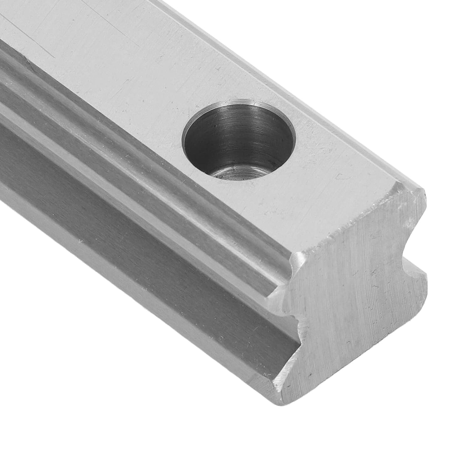 Carril de guía lineal, 7.874 in, productos de movimiento para proyecto de bricolaje de máquina CNC, optimización de transmisión mecánica