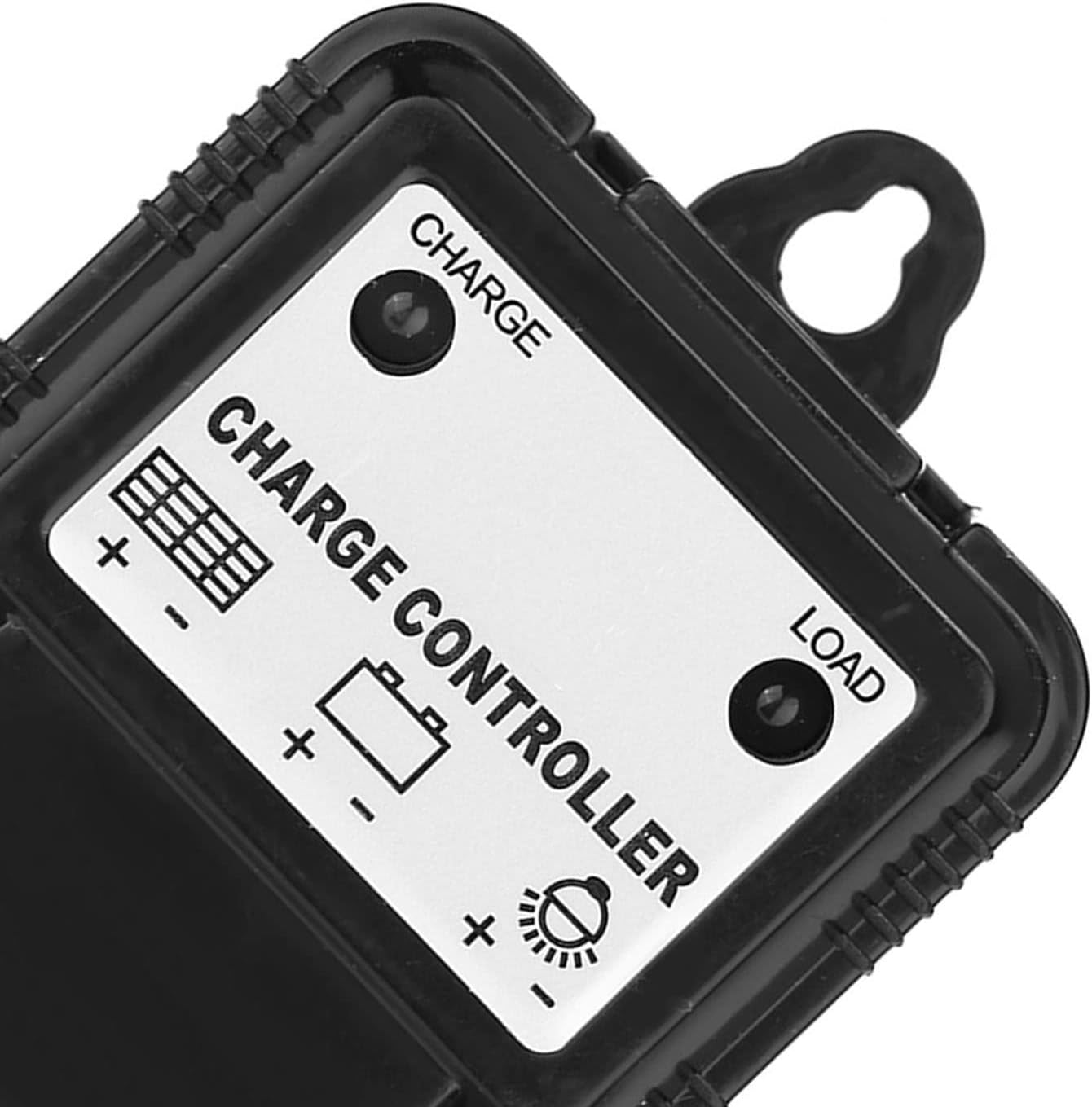 Controlador de cargador solar, PWM 6V12V 3A, cargador de panel solar portátil de alta eficiencia, regulador de batería con indicador LED