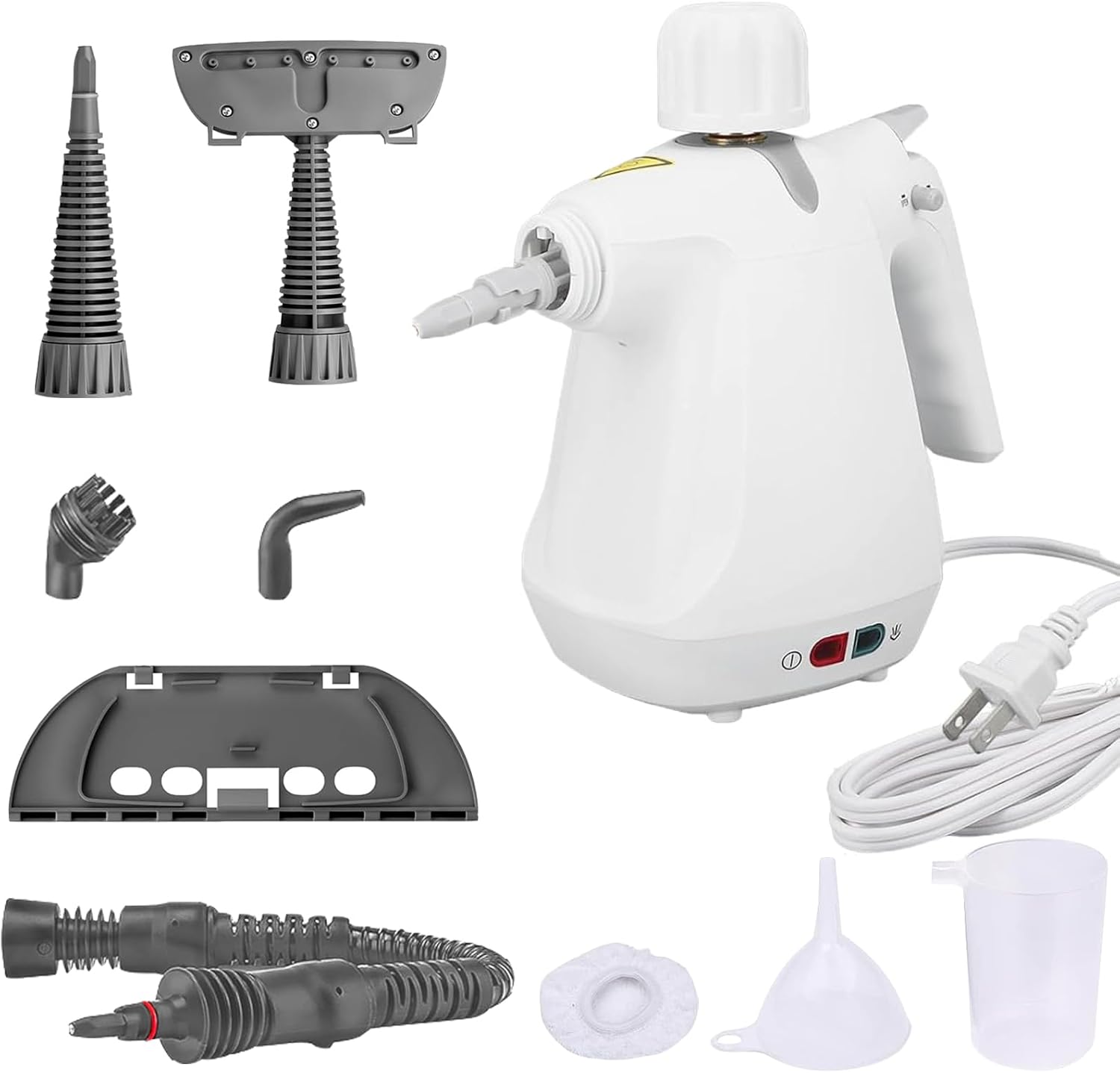 Limpiador a vapor presurizado, limpiador de vapor de mano para uso doméstico, cocina, baño, detalles del automóvil, piso, tapicería portátil
