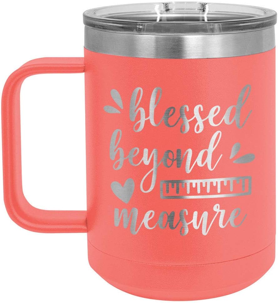 ONLYGIFTS.COM – Taza de café con tapa deslizante (13.0fl oz), diseño de coral