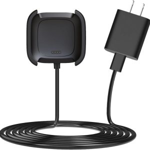 Cargador de pared para Fitbit Versa 2, cable de cargador Fitbit Versa 2, adaptador de reloj inteligente Versa 2, bloque de carga y base de carga Cargador de pared para Fitbit Versa 2, cable de cargador Fitbit Versa 2, adaptador de reloj inteligente Versa 2, bloque de carga y base de carga