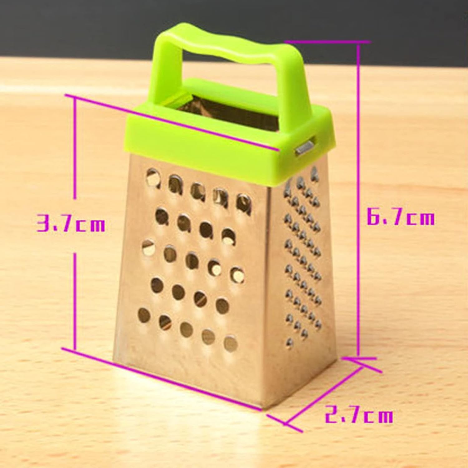 Trituradora de verduras fácil de usar conveniente acero inoxidable resistente a la corrosión Rallador de queso seguro utensilios de cocina púrpura
