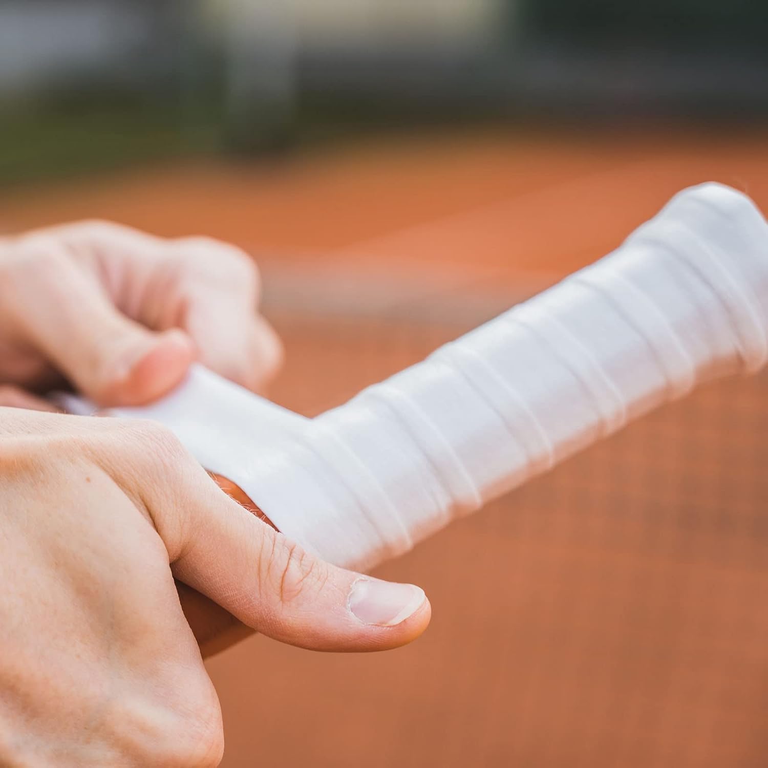 PATIKIL Cinta de agarre para raqueta de poliuretano, antideslizante, absorbe el sudor, para caña de pescar de bádminton de tenis, bádminton