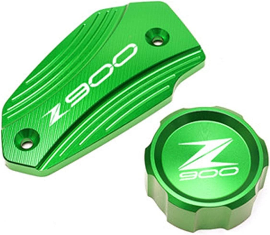 KemtAt Compatible with Kawasaki Z900 Z650 Z800 Z 900 800 650 2013-2022 Motorcycle CNC Rear & Front Brake Fluid Reservoir Cap Cylinder Cover (Color