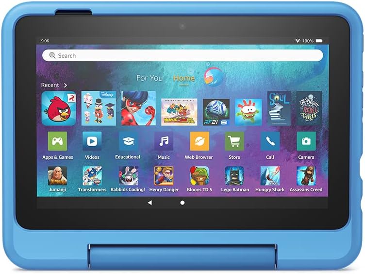 Estuche para tablet Tienda Fire 7 para niños (compatible solo con la tablet de 12.a generación lanzada en 2022) – Arcade Hero