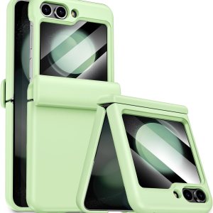 Caka Funda para Samsung Galaxy Flip 5, Galaxy Z Flip 5 con protección de bisagra protector de pantalla diamantes brillantes delgada a prueba de Caka Funda para Samsung Galaxy Flip 5, Galaxy Z Flip 5 con protección de bisagra protector de pantalla diamantes brillantes delgada a prueba de