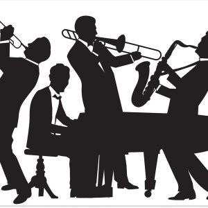 Beistle Mural Insta-Mural de la Gran Banda de Jazz de los 20 Beistle Mural Insta-Mural de la Gran Banda de Jazz de los 20