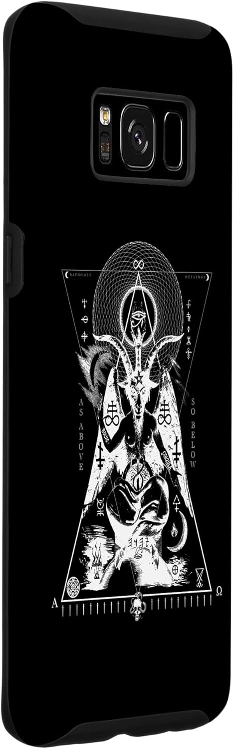 Galaxy S8 BAPHOMET – As Above So Below – Occult Sacred Geometry Case