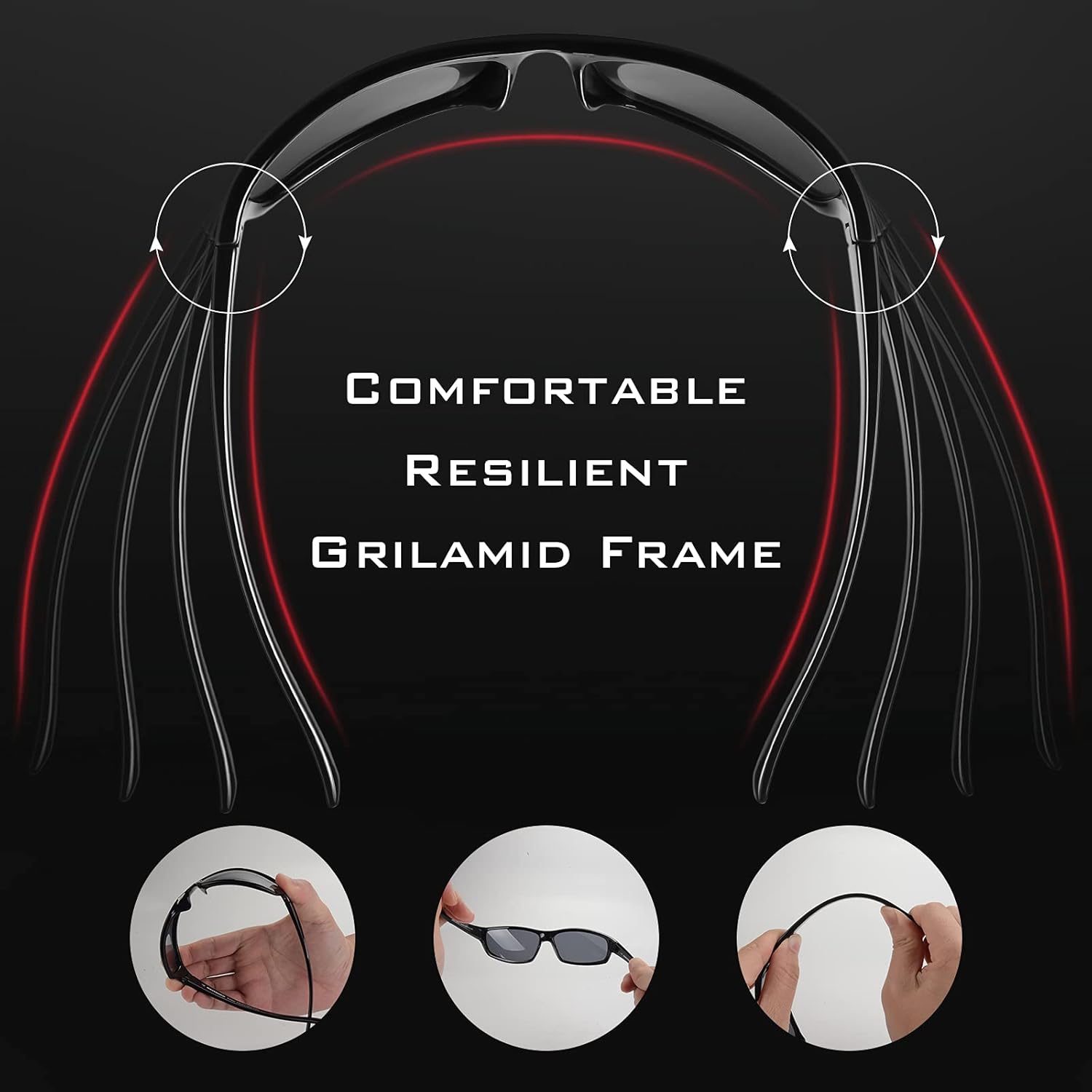 KastKing Kateel Lentes de sol deportivos, polarizados, para hombres y mujeres, ideales para conducir, pesca, ciclismo y correr, protección