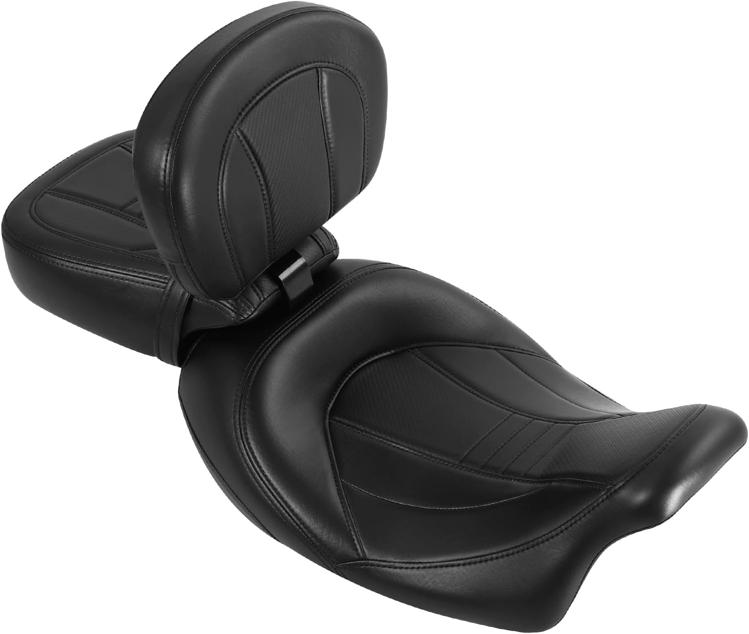 TCT-MOTORPARTS Asiento de pasajero de perfil bajo para Harley Road Street Glide 2009-2023