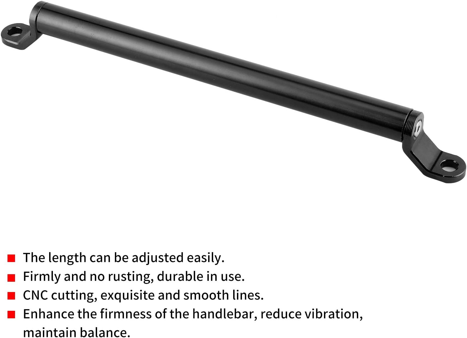 KIMISS Barra de equilibrio de motocicleta – Barra de equilibrio de motocicleta CNC de aleación de aluminio Barra transversal Refuerzo extendido