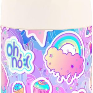 Coloridos unicornios dulces arco iris niños mujeres almuerzo tarro aislado con cuchara 17 oz16.9 fl oz contenedores de acero inoxidable calentador Coloridos unicornios dulces arco iris niños mujeres almuerzo tarro aislado con cuchara 17 oz16.9 fl oz contenedores de acero inoxidable calentador