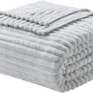 Nestl – Manta de forro polar de felpa cortada, tamaño manta, ligera y súper suave, mullida, para cama , lavable a máquina, 50×60 pulgadas, color Nestl – Manta de forro polar de felpa cortada, tamaño manta, ligera y súper suave, mullida, para cama , lavable a máquina, 50×60 pulgadas, color