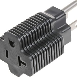 Adaptador NEMA 5-15P a 5-1520R, enchufe doméstico de 15 amperios a adaptador hembra T-Blade de 20 amperios, macho de 15 amperios a enchufe hembra de Adaptador NEMA 5-15P a 5-1520R, enchufe doméstico de 15 amperios a adaptador hembra T-Blade de 20 amperios, macho de 15 amperios a enchufe hembra de
