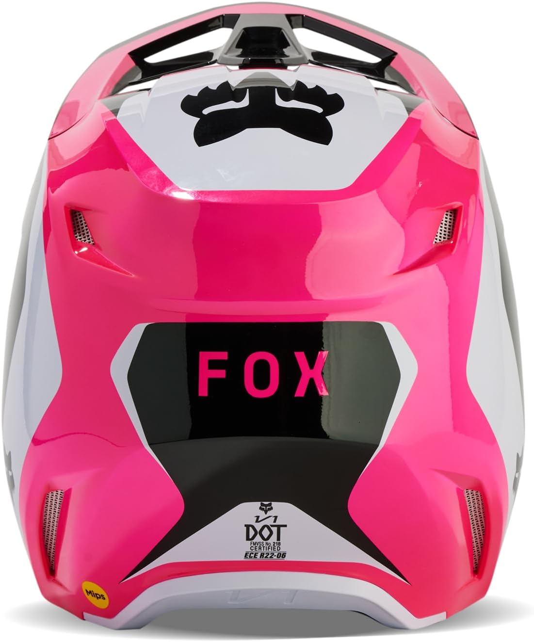 Fox Racing CASCO MOTOCROSS YOUTH V1, NEGROROSA, L