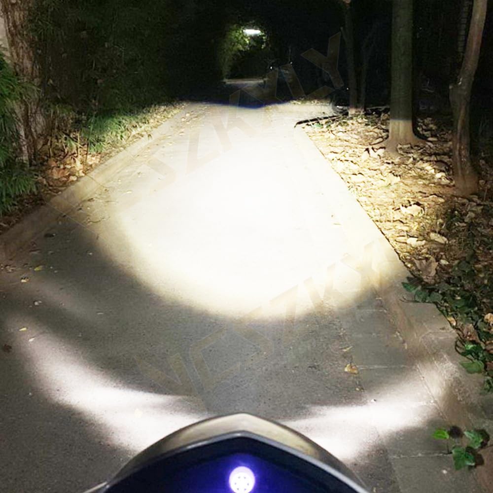 Bombillas LED P15D H6 H6M, compatibles con bombillas LED Polaris Outlaw 90 50 Sportsman 90 110 2007-2019 0453570, 6000 K, blanco, 300% de brillo,