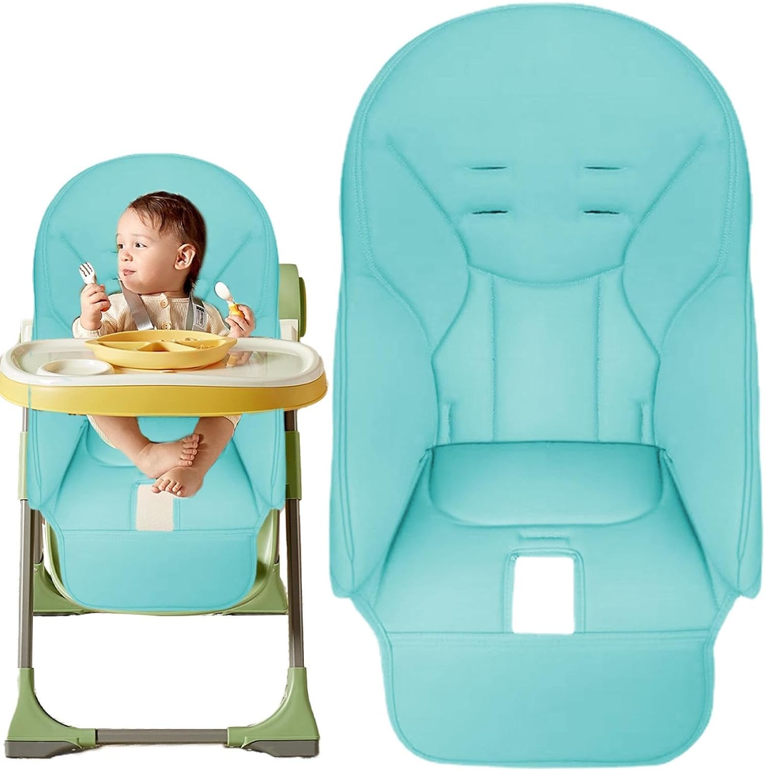 Fundas para silla alta para bebé, cojín de silla alta, funda de repuesto universal para silla alta Gracos, para silla alta Ingenuity