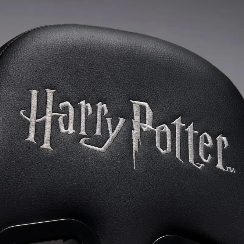 SUBSONIC Harry Potter – Silla ergonómica oficial para jugadores, respaldo y reposabrazos ajustables -Slytherin – para silla de juegos dolescente y