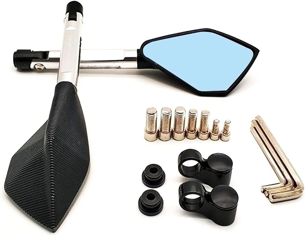 Mirror Motorcycle Mirrors Moto Side Rearview Mirrors CNC Aluminum For Yamaha XT660 TMAX 500 TMAX 530 XP500 XP530 YZ80 YZ85 YZ125 YZ250F (Color