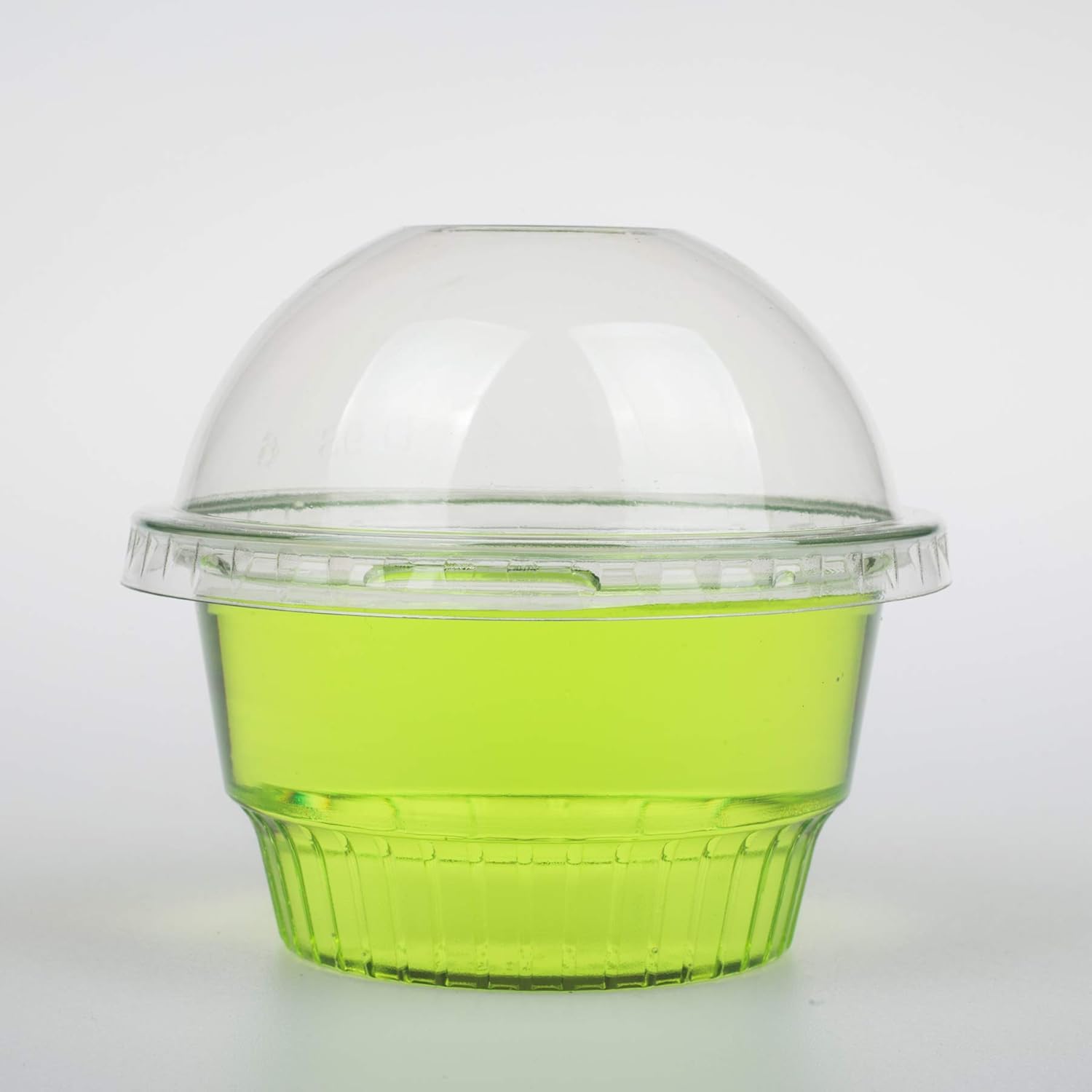 Golden Apple, vasos de plástico transparente de 8 onzas para helado, cuenco para aperitivos, 4 tipos de tazas
