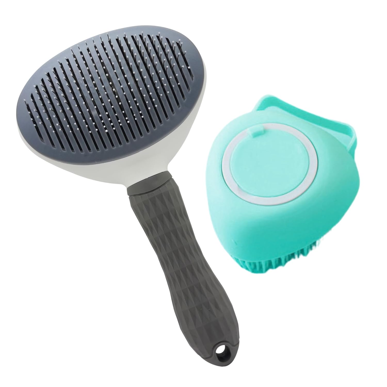 Cepillo para mascotas y cepillo de baño para mascotas de silicona suave, cepillo de gato, cepillo de perro, cepillo de pelo de gato, cepillo de pelo