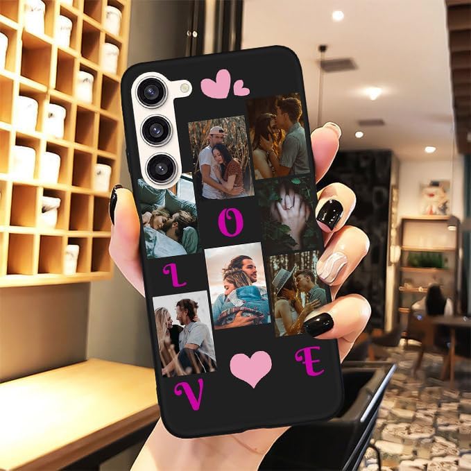 Funda con foto personalizada para Samsung Galaxy S23 Plus con nombre de logotipo de imagen, texto y logotipo, protector suave para S 23+ 23plus,