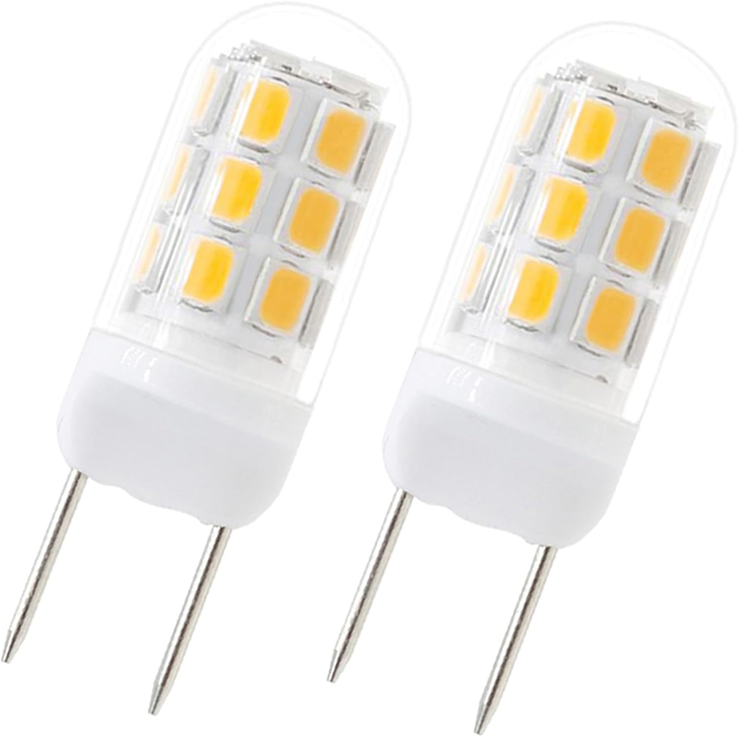 Bombilla LED G8, bombillas de microondas de 20 W debajo del capó, bombillas de superficie de luz de cocina sobre la estufa para horno microondas GE,