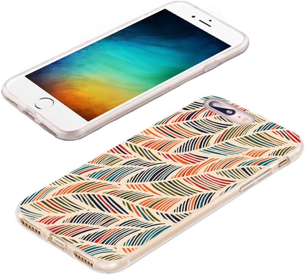 AKORAVO – Funda para iPhone 8 Plus, iPhone 7 Plus para mujeres, hombres y niñas, a prueba de golpes, antiarañazos, delgada, suave, funda protectora