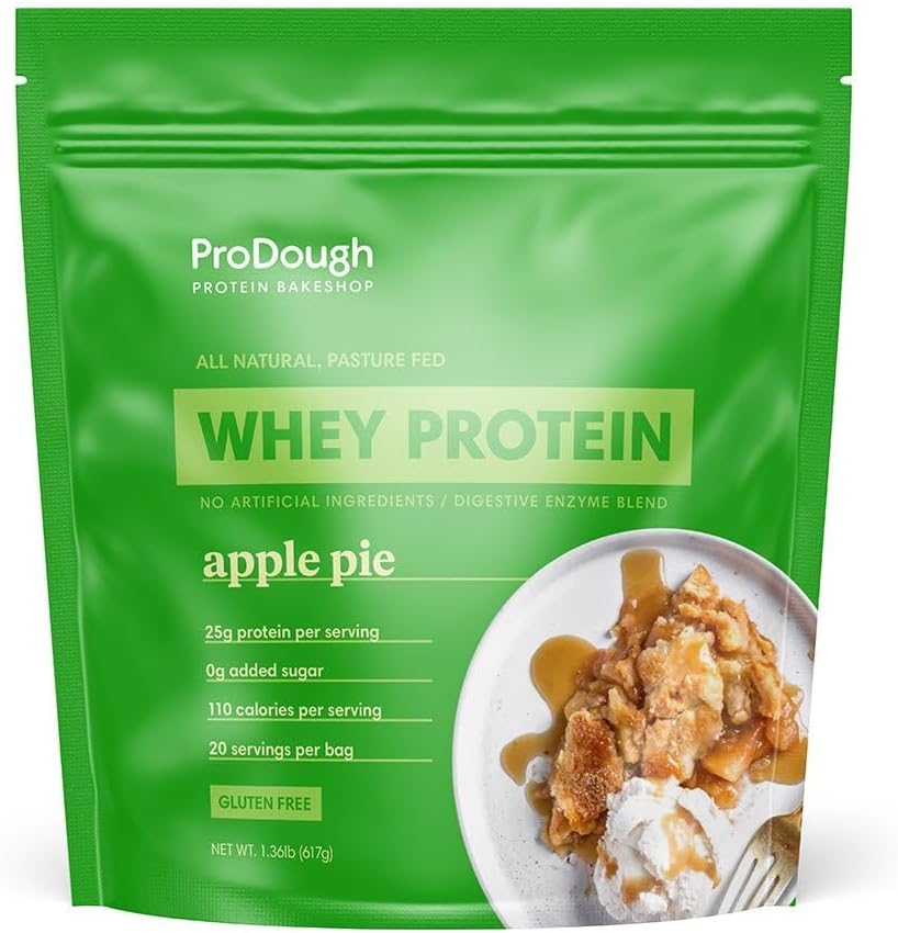 ProDough Gourmet Whey Isolate – Proteína en polvo hidrolizada para batido – Mezcla de enzimas de fácil digestión, 0.88 oz de proteína por porción,