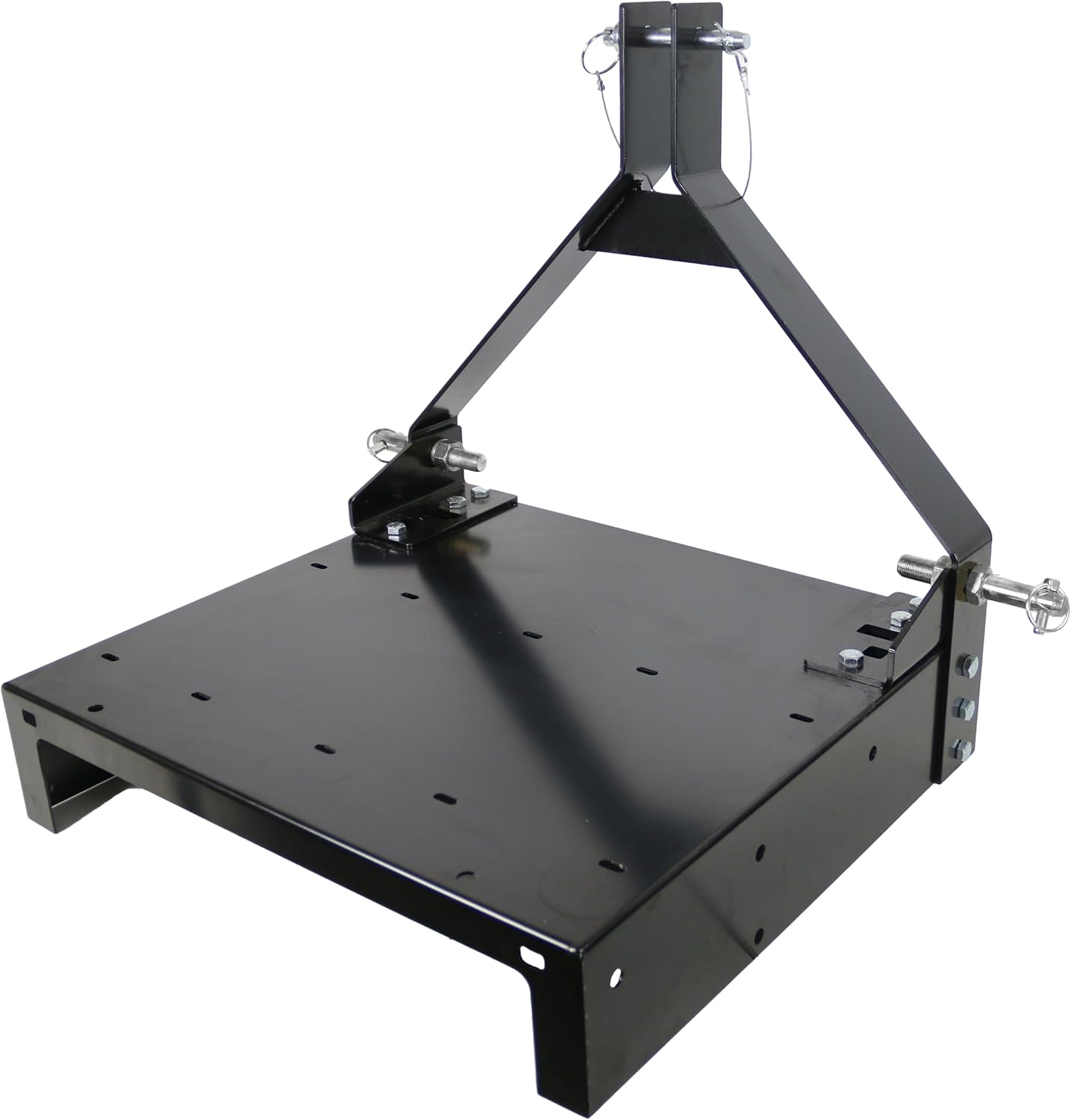 Chapin International 6400 Enganche de 3 puntos con plataforma de acero para tractores, ATV y UTV, negro