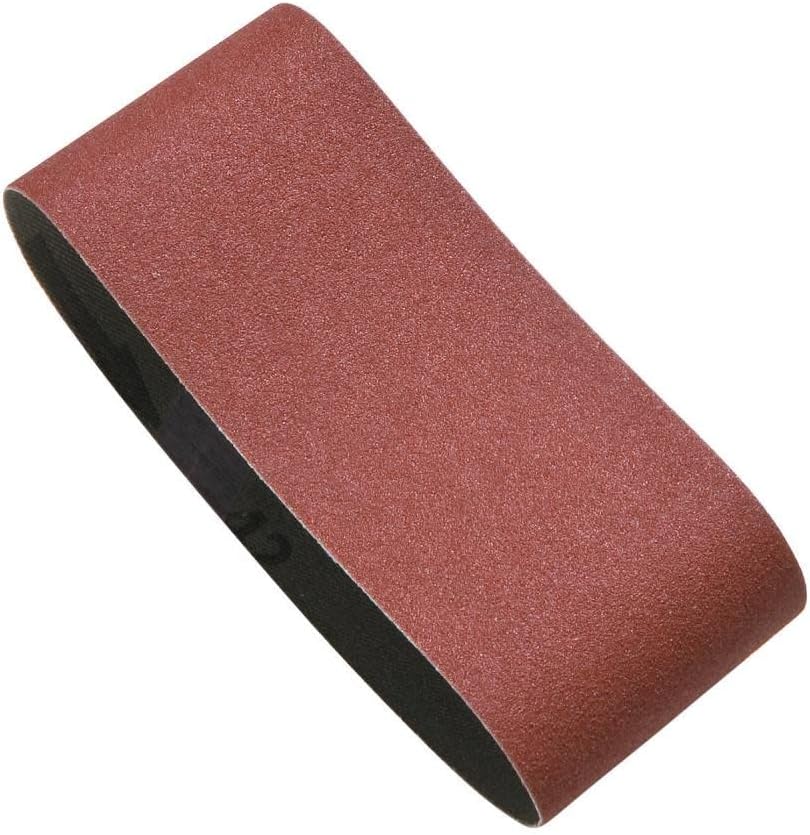 PORTER-CABLE 712400605 Cinturón de óxido de aluminio de 2-12 pulgadas por 14 pulgadas (2.12 oz) (paquete de 5), granate