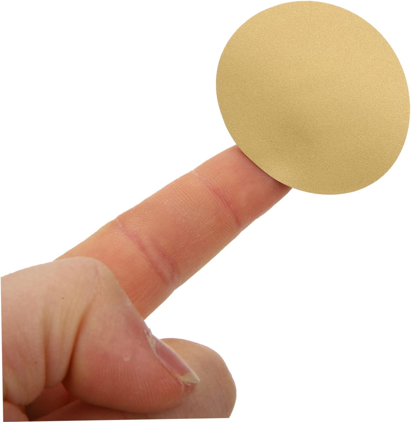 STOBOK 250 unidades de etiquetas redondas de 1 pulgada DIY Scratch Off Lottery Scratch Off Pegatinas de oro Etiquetas redondas de sellado Pegatinas