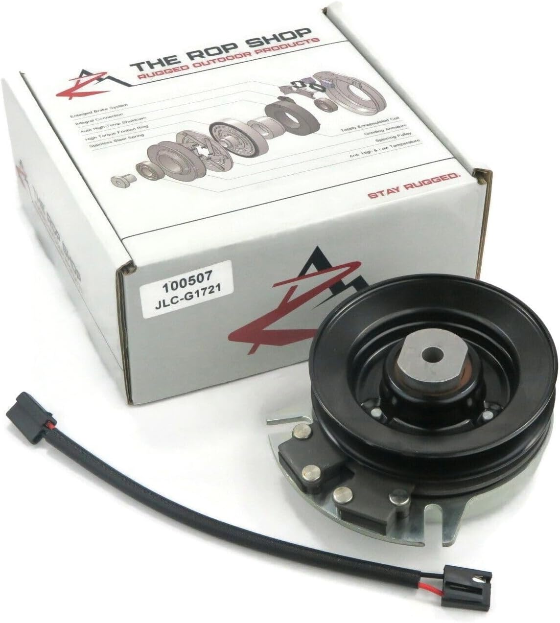 The ROP Shop  Embrague eléctrico de toma de fuerza para cortacésped Bolens 1772388, 717-1459, 7171459, 717-04174A