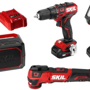SKIL 2 – Kit de herramientas Destornillador inalámbrico sin escobillas PWRCore 12 de 12V y 12 pulgadas SKIL 2 – Kit de herramientas Destornillador inalámbrico sin escobillas PWRCore 12 de 12V y 12 pulgadas