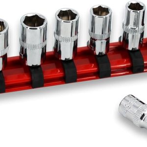 YSMD Juego de llaves de vaso de 14 “, juego de manguitos métricos 10 piezas, juego de llaves métricas de maquinista, juego de enchufes poco YSMD Juego de llaves de vaso de 14 “, juego de manguitos métricos 10 piezas, juego de llaves métricas de maquinista, juego de enchufes poco