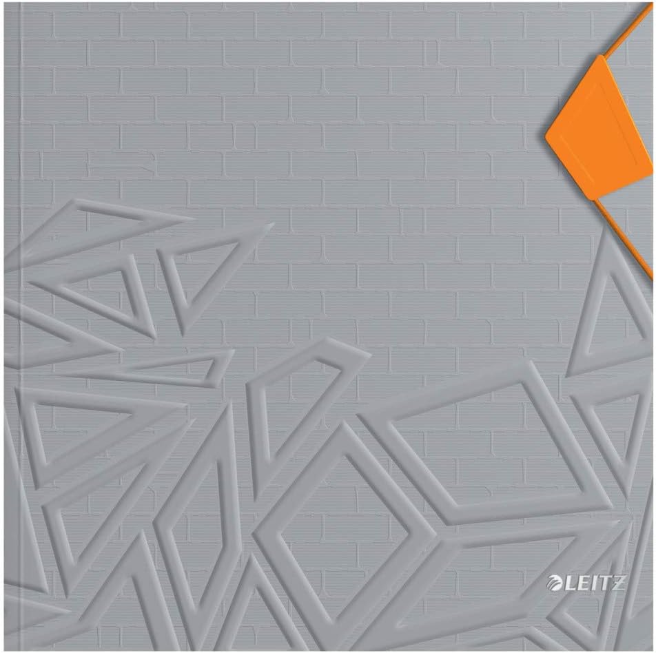 Leitz Carpeta de 3 solapas, capacidad para hasta 150 hojas A4, cierre elástico, plástico flexible, gris, rango Urban Chic, 46490088