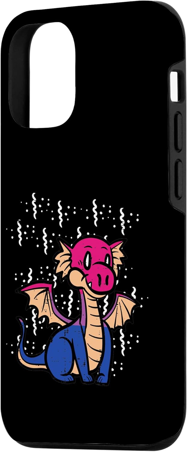 iPhone 1212 Pro Bisexual Dragon Bi Pride Flag Lgbt Women Men Kids Girls Boys Case