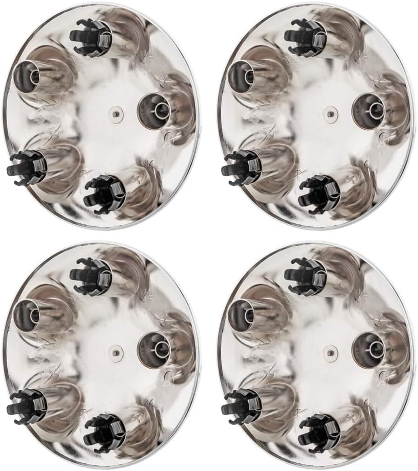 Parts-Diyer 4 tapacubos centrales cromados de 17 pulgadas compatibles con Lincoln Navigator 1999 2000 2004 Ford 4.6L 5.4L 1997-2004