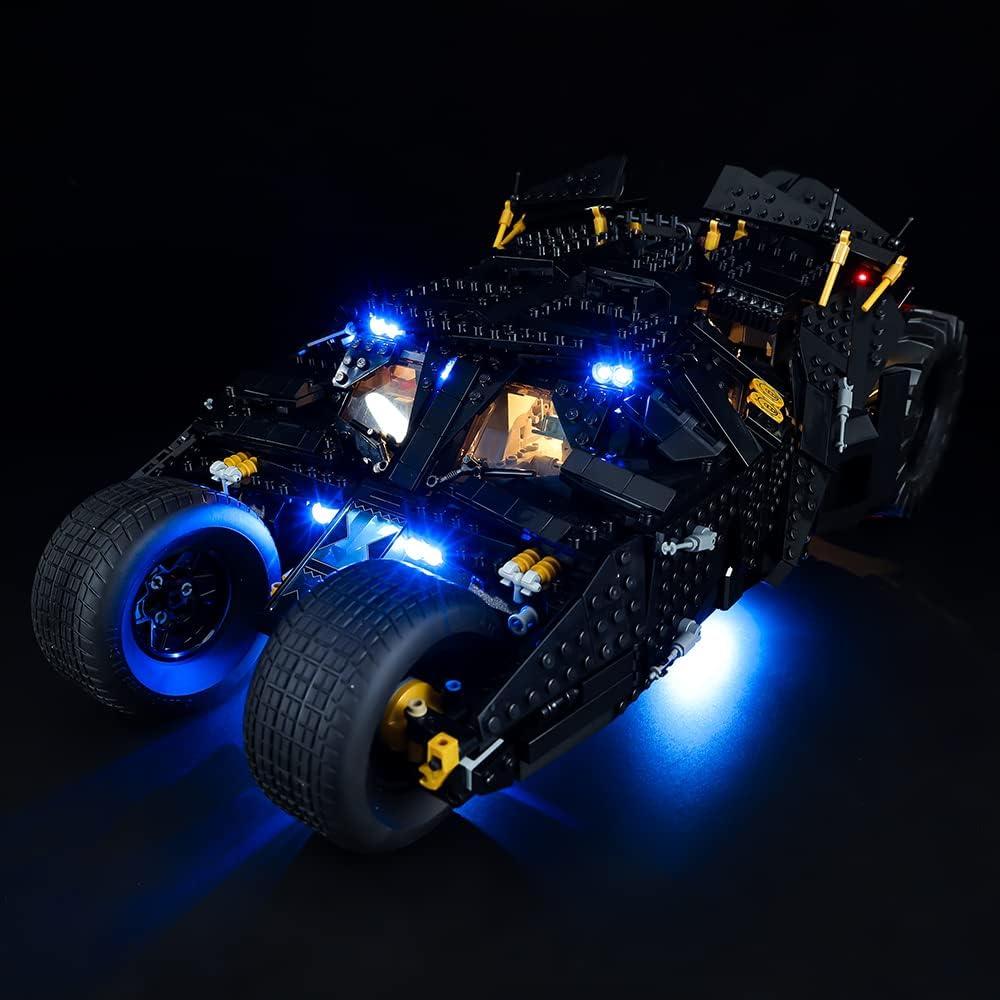 Kit de luces LED compatible con Lego 76240, kit de iluminación de construcción para (Batman Batmobile Tumbler). (solo kit de luz Led) (RC)