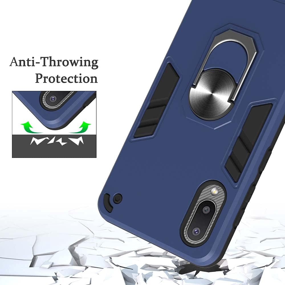 Funda compatible con Xiaomi Poco M5s 4G, anillo integrado con soporte magnético compatible con Redmi Note 10 4G  Note 10S 4G  Note 11 SE (India),