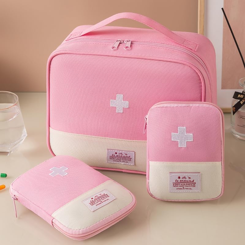 Pill Manager – Bolsa de viaje vacía para medicina, meditación, tableta, vitaminas y medicinas, organizador semanal de almacenamiento de botellas,