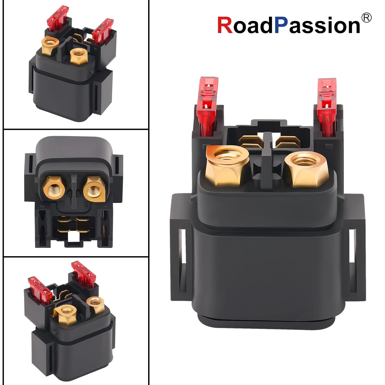 Road Passion Relé solenoide de arranque para Yamaha Kodiak 400 YFM400 2000-2006 Kodiak 450 YFM450 2003 2004 2005 2006 ATV