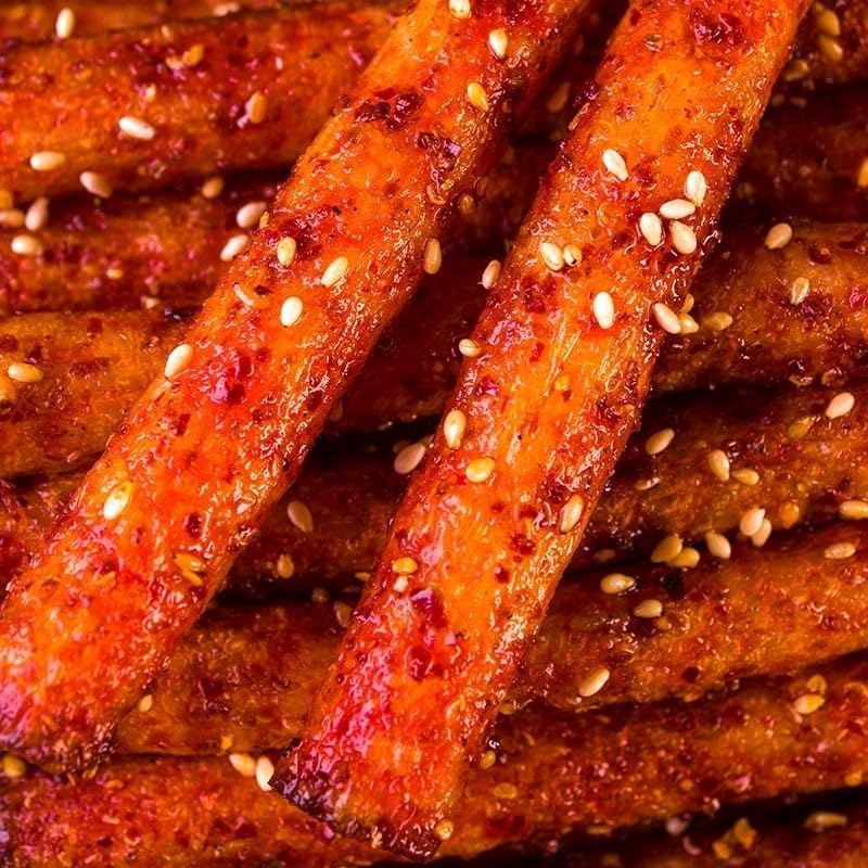 Spicy Strip – Pequeño gluten de Latiao, nostalgia de Latiao, sabor picante dulce, vegano, sabor picante y picante clásico instantáneo chino (palo de